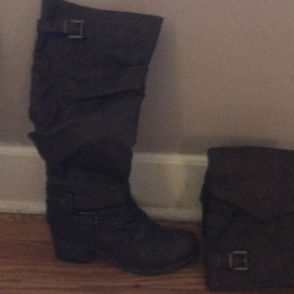 Brand new long brown boot